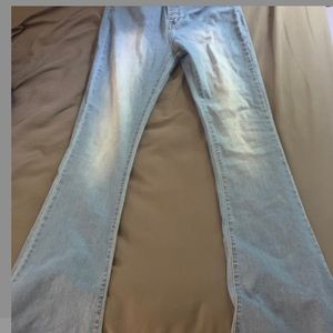 Flared jeans